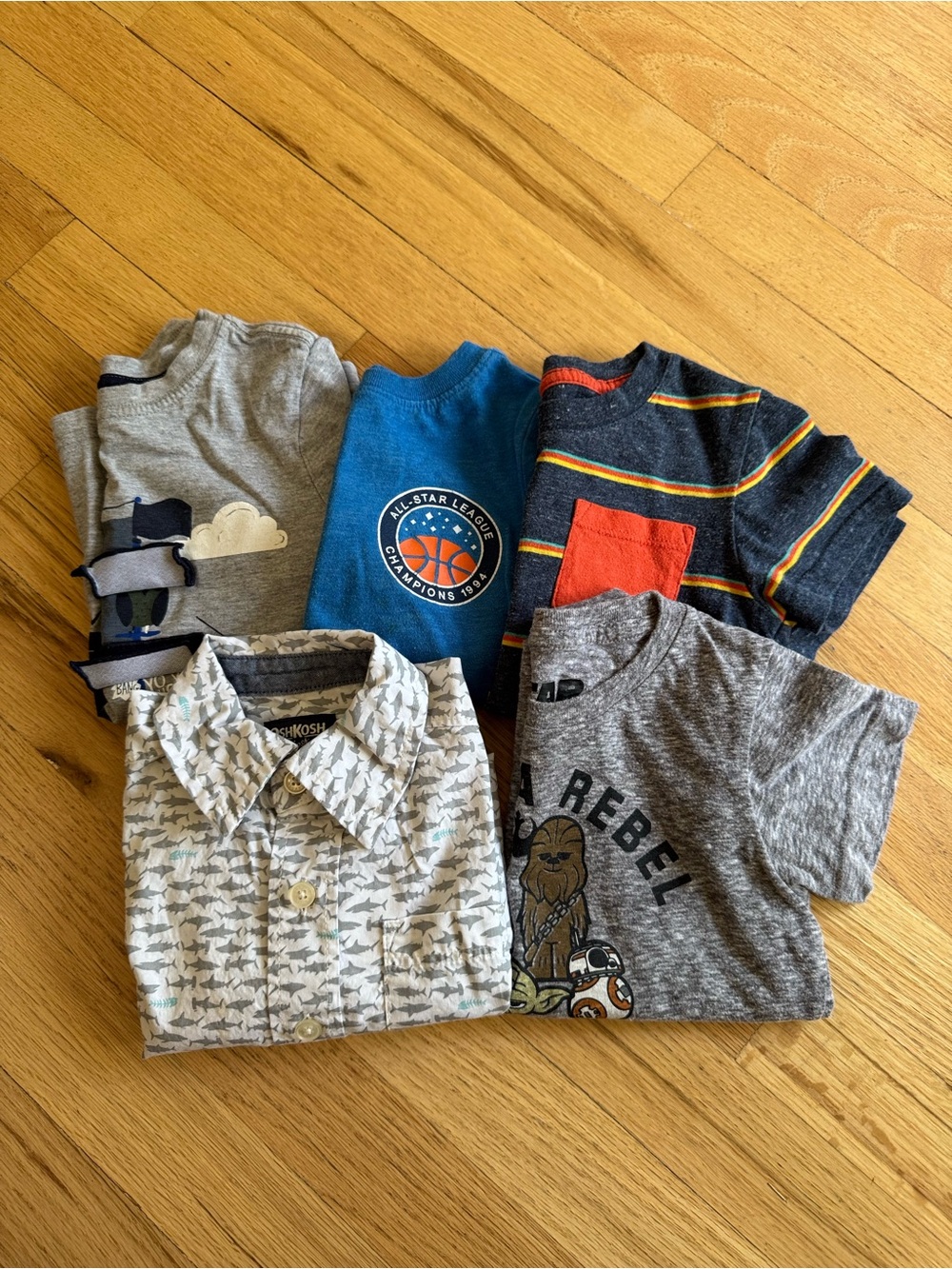 2T Boys Short Sleeve T-shirt Lot